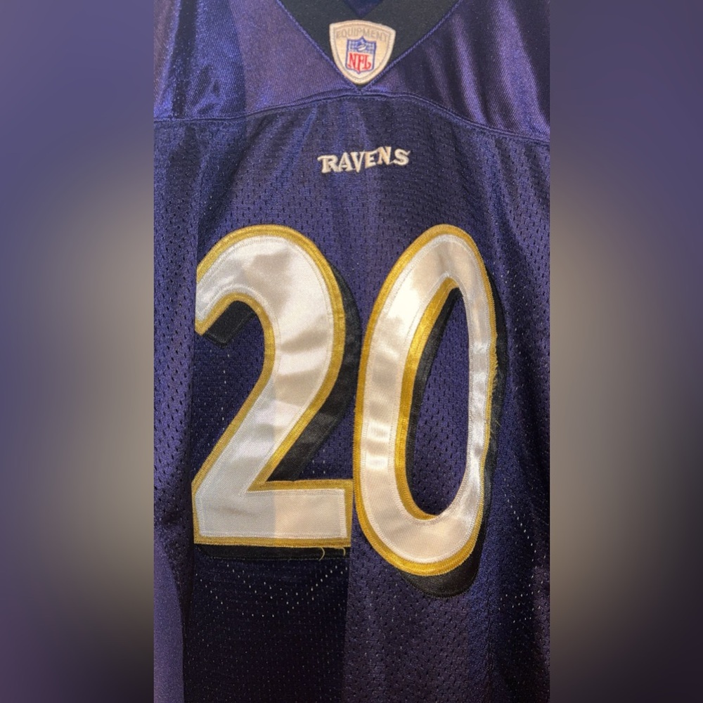 Official NFL Stitched Baltimore Ravens Ed Reed Jersey. - Picture 5 of 8